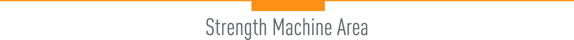 Strength Machine Area